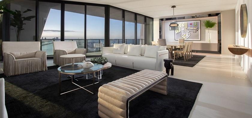 MORADA Круглый кожаный журнальный столик  Leatherella ct  - Вид №2