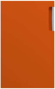 Фасады для кухни Модерн Фрезеровка «Билд» 503 Оранжевый