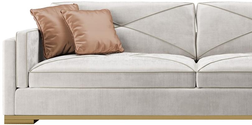 FRATO 3-х местный бархатный диван  Fup220001ado  - Вид №2