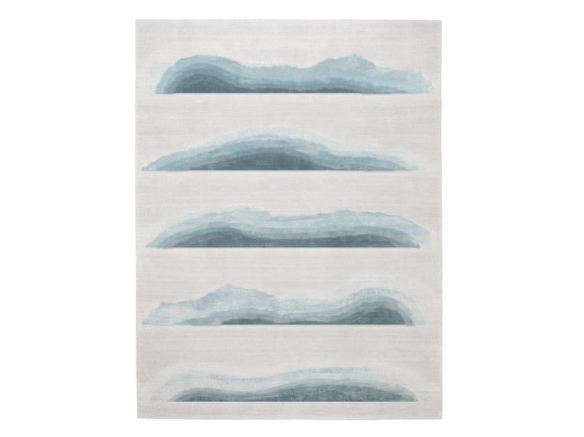 Прямоугольный ковер из бамбуковой шерсти и шелка Giorgetti HALOS ARCH-00097745