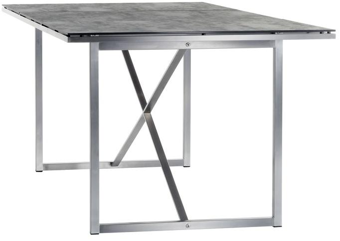 solpuri Прямоугольный керамический садовый стол X-series stainless steel sun-id-1498880 - Вид №2