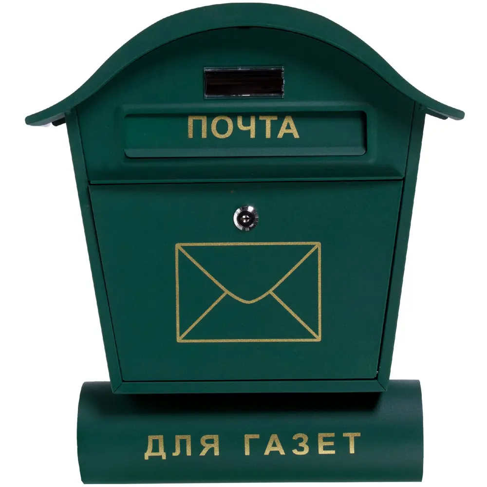 Ящик почтовый Standers YX-M001-GN, стальной, цвет зелёный 15081106 STLM-2009760  - Вид №2