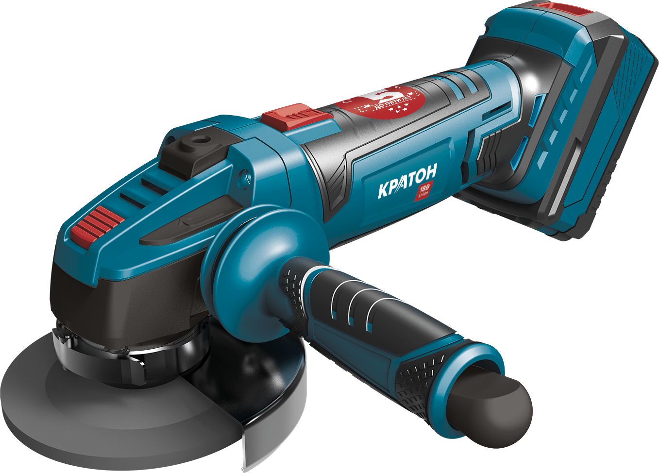 Углошлифовальная машина (УШМ) Кратон AG18DC-125-OFA SET 9127736 STDN-0041019