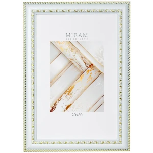 Рамка для фото Мирам 20x30 см белая пластиковая 89422780