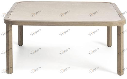 Ethimo Квадратный керамический журнальный столик Grand life sun-id-1493341