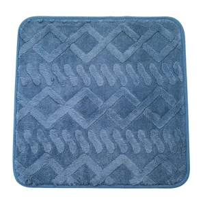 Коврик для ванной Swensa Warm - уют и безопасность в синем цвете 50х50 см 89379332