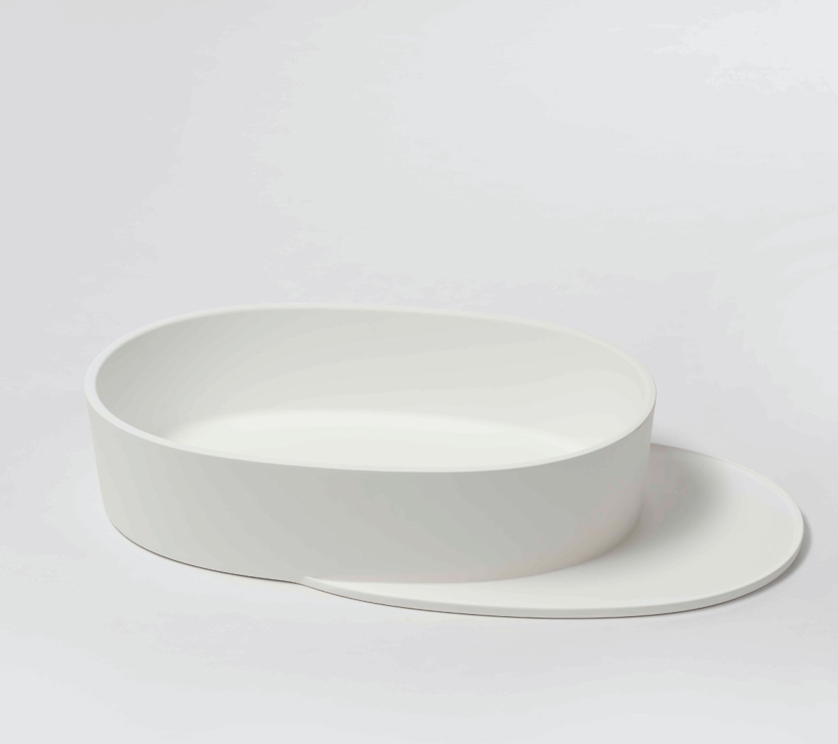 EXLAVOVAPLAT/MEDX Накладная раковина на столешницу  прямоугольная Ex.T Plateau - Вид №1