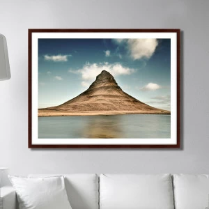 Картина: Mountain in the landscape in Iceland КАРТИНЫ В КВАРТИРУ  264717 Разноцветный