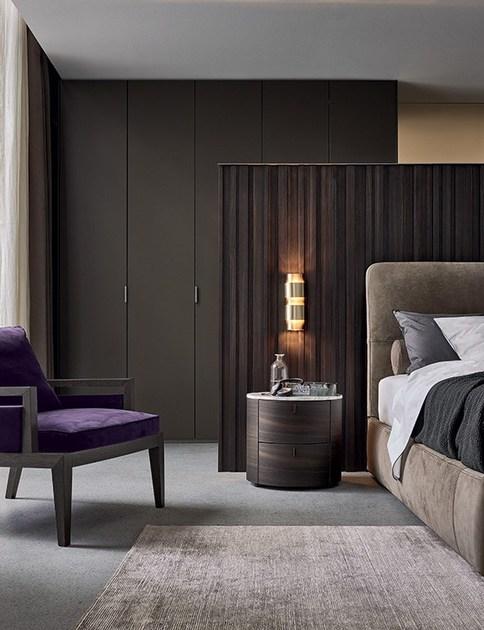 Poliform Кровать двуспальная с обивкой sun-id-1446076 - Вид №3