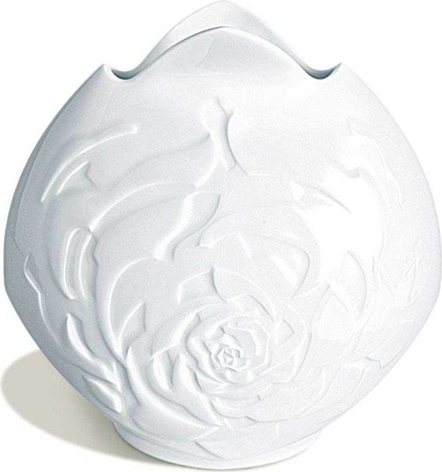 89051 Meissen Ваза 27см "Рельеф Роза" Фарфор 