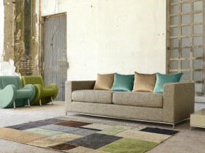 3-местный тканевый диван