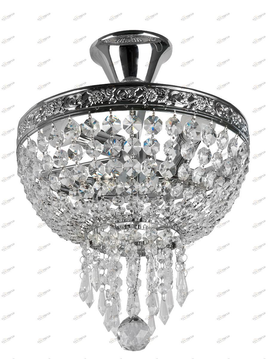 Потолочный светильник Toplight Phillis TL1500X-03CH TOPLIGHT КАСКАДНЫЕ 202107 Прозрачный;хром 