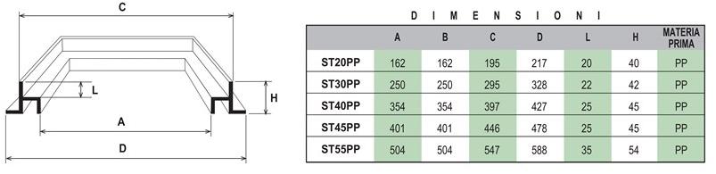 First Corporation Рама из полипропилена серого цвета First plast St30pp - Вид №1