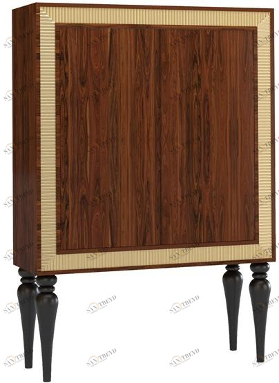 Jetclass Барный шкаф из фанерованной древесины Honey Shn217a