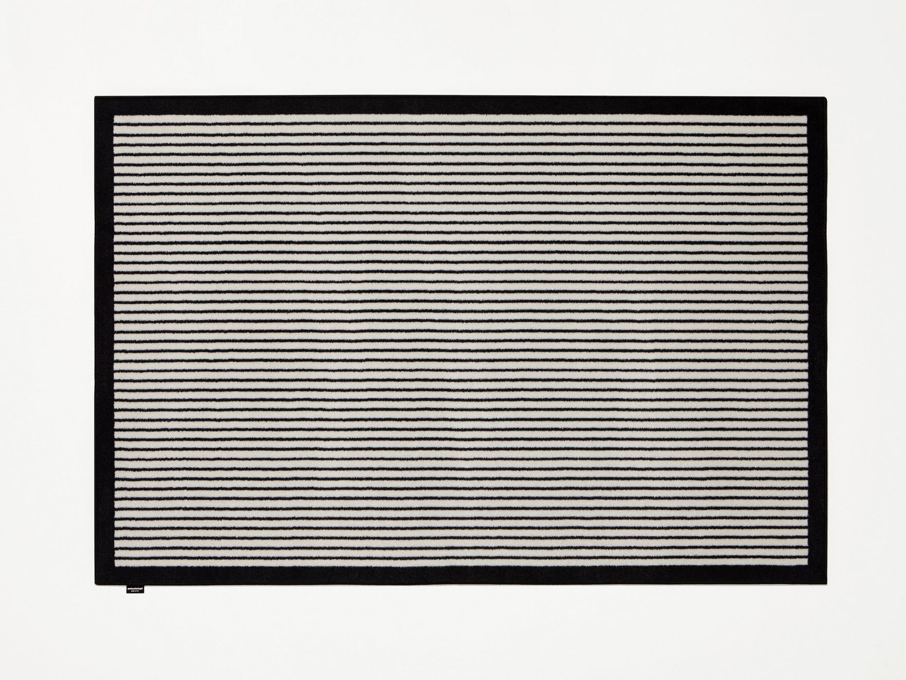 Полосатый бархатный прямоугольный ковер Antoniolupi Tramato ARCH-00083604 - Вид №1