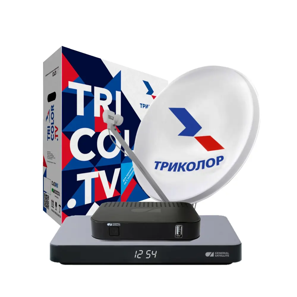 Комплект спутникового телевидения Триколор ТВ Ultra HD GS B621L и GS C592 82642846 STLM-2095917 Santreyd 