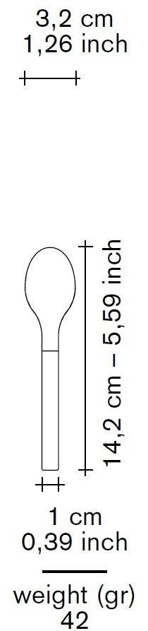 valerie_objects Ложка из нержавеющей стали  V8017018/b/c/m  - Вид №5