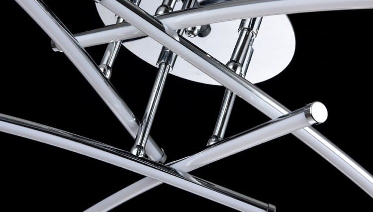 Хромированный металлический светодиодный потолочный светильник Maytoni PLUTO ARCH-00055695 - Вид №4