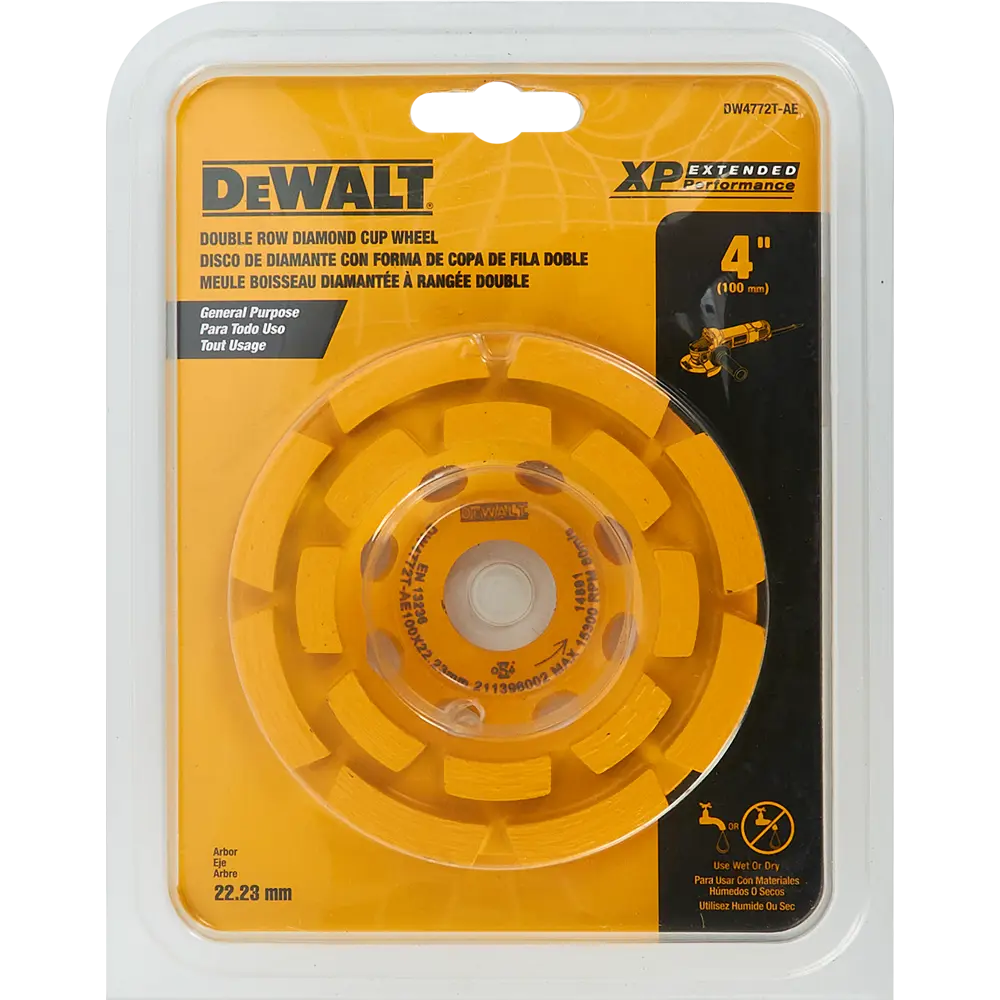 Чашка алмазная по бетону Dewalt DW4772T-AE 22.2x100 мм 85688581 STLM-2006427  - Вид №2