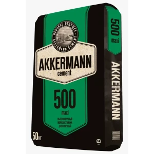 Портландцемент AKKERMANN М500 ЦЕМ II/А-Г 42.5 Н 50 кг