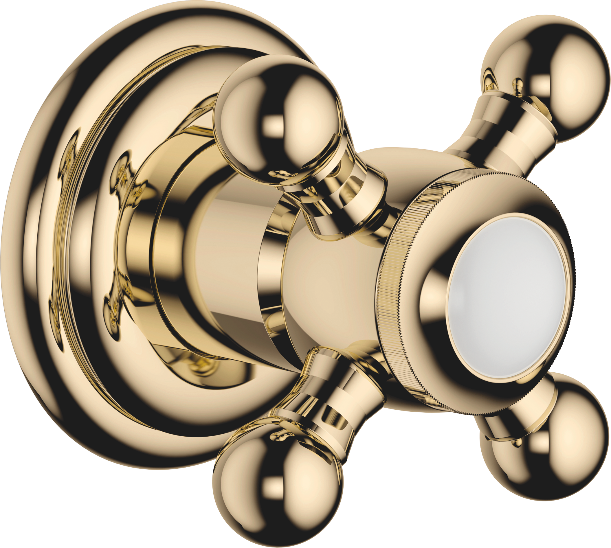 MADISON Настенный клапан с закрытием по часовой стрелке 3/4" - Durabrass (23-каратное золото)