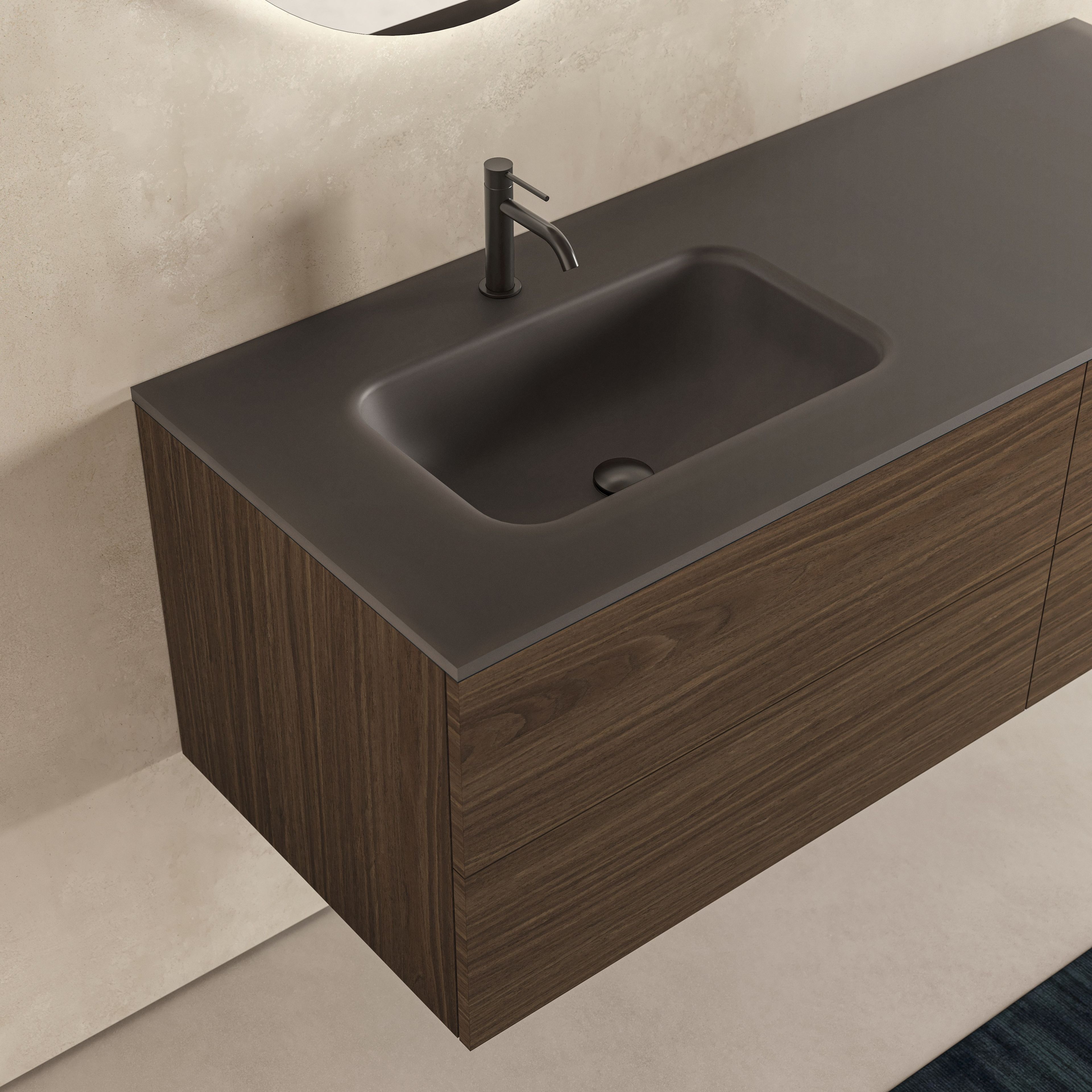 Деревянный подвесной умывальник Moab блок ARCH-00069709 - Вид №12