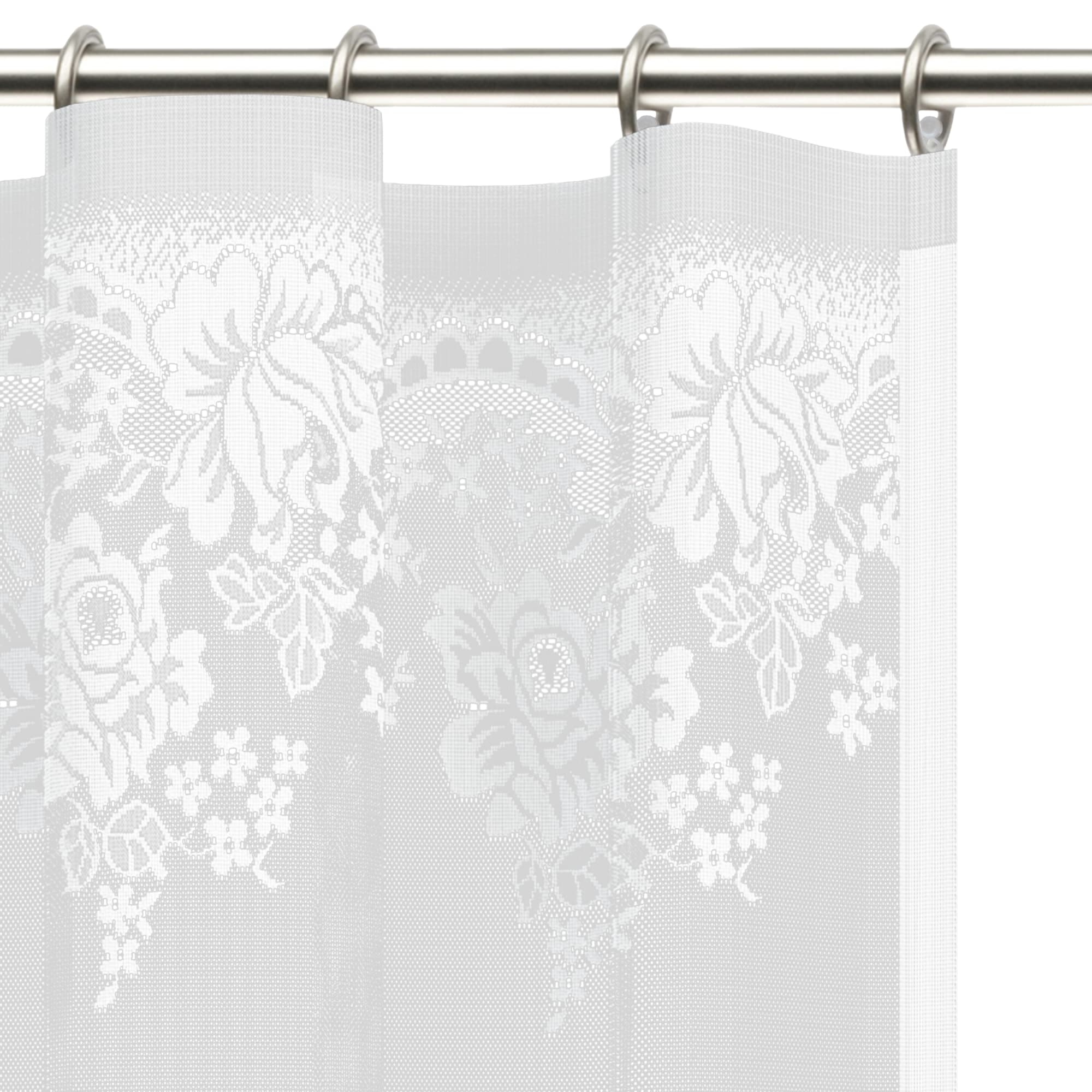 82633557 Тюль на ленте для кухни «Ника» 255х165 см цвет белый Santreyd  - Вид №4