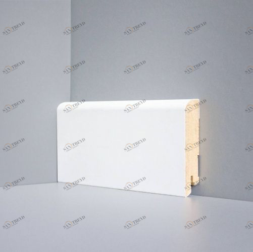 Плинтус Deartio White Art Мдф, Белый, Под Покраску W 02-80 МДФ+эмаль 2050х80 мм 1001700001