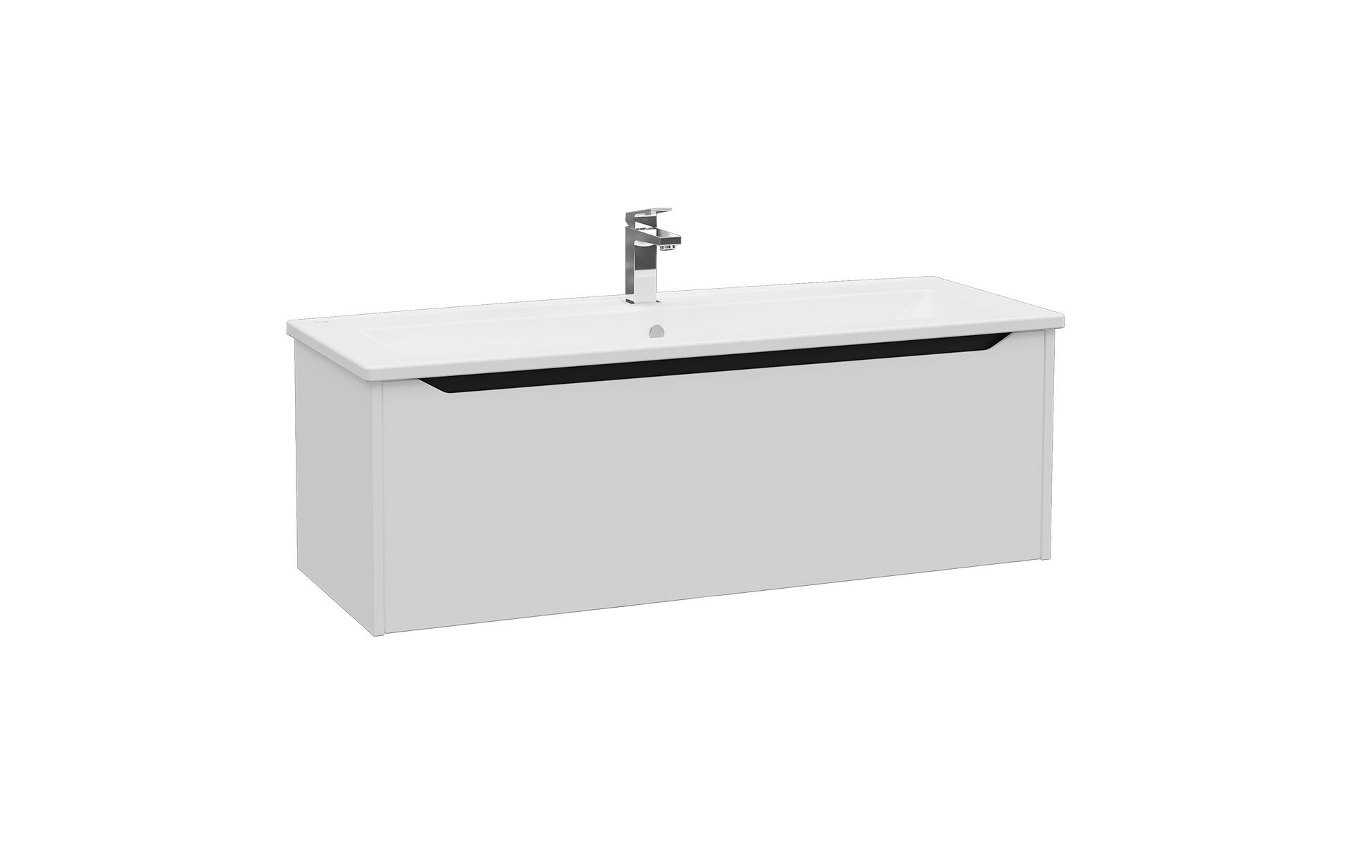 Подвесной шкаф для умывальника со встроенной раковиной с ящиками VitrA Bathrooms Integra Square ARCH-00050582 - Вид №5