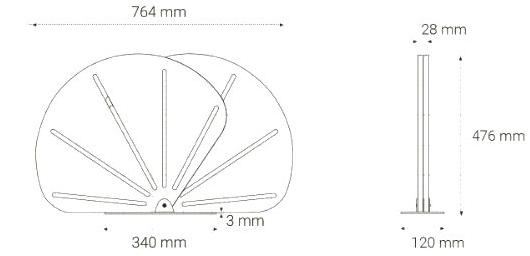 Manade Звукопоглощающая перегородка стола Butterfly sun-id-1411507 - Вид №5