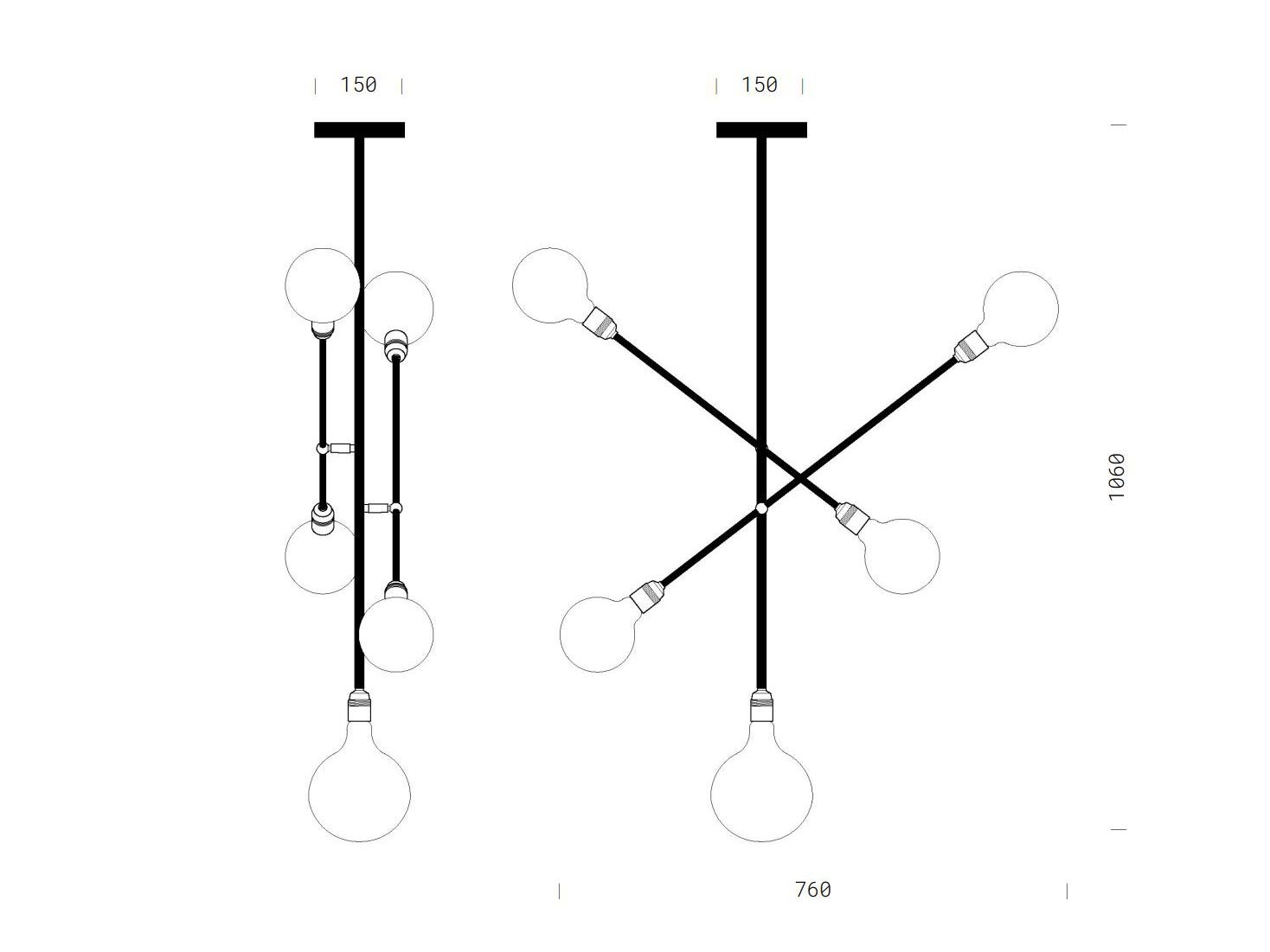Стальной светодиодный подвесной светильник Renzo Serafini идея ARCH-00004601 - Вид №4