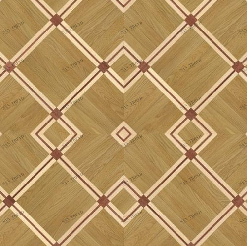 Художественный паркет Da Vinci Щитовой 26-334 Дуб (Гладкая) 500х500 мм 26010334