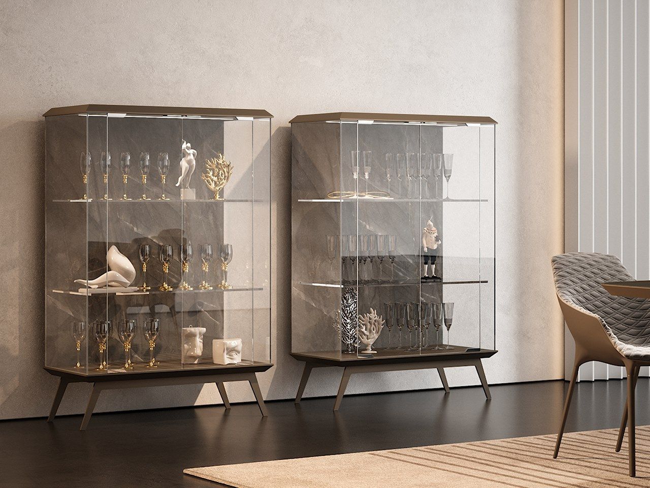 Витрина со встроенным освещением REFLEX ARCH-00012026 - Вид №1