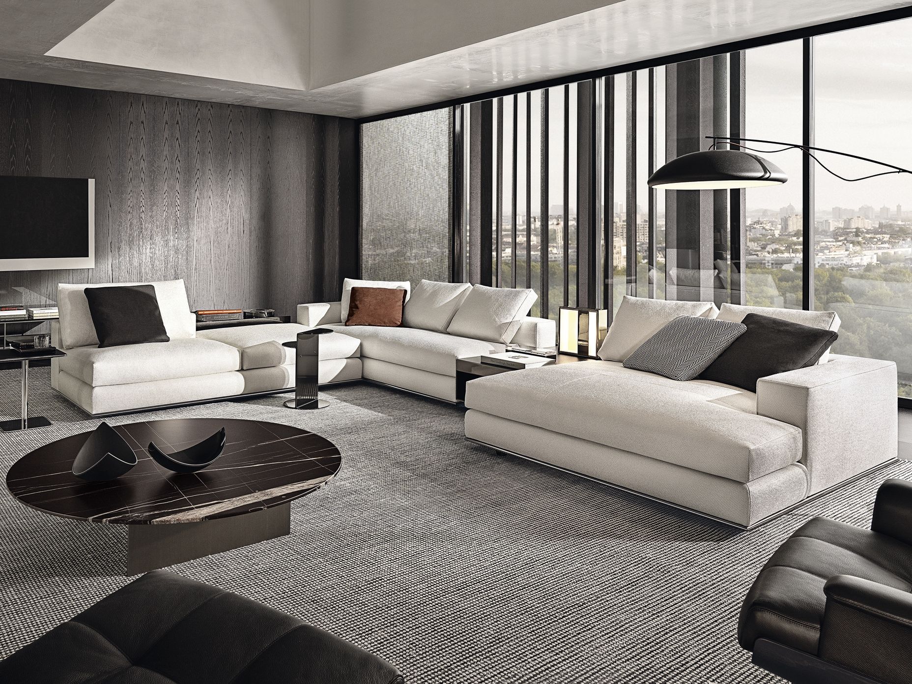 Ткань диван Minotti Гамильтон ARCH-00081571
