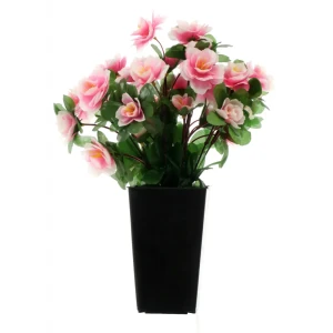 89356264 Искусственное растение в горшке азалия h30 см цвет розовый STLM-0953859
