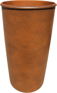 1200-16 Горшок д. цветов Le cone d=35 41Л(18л) Оранжевый Цветочная коллекция