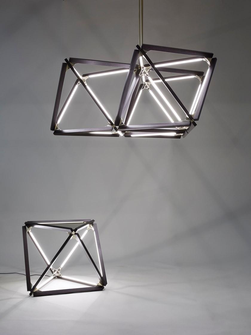 Stickbulb Led подвесной светильник из дерева The x collection sun-id-1484272 - Вид №2