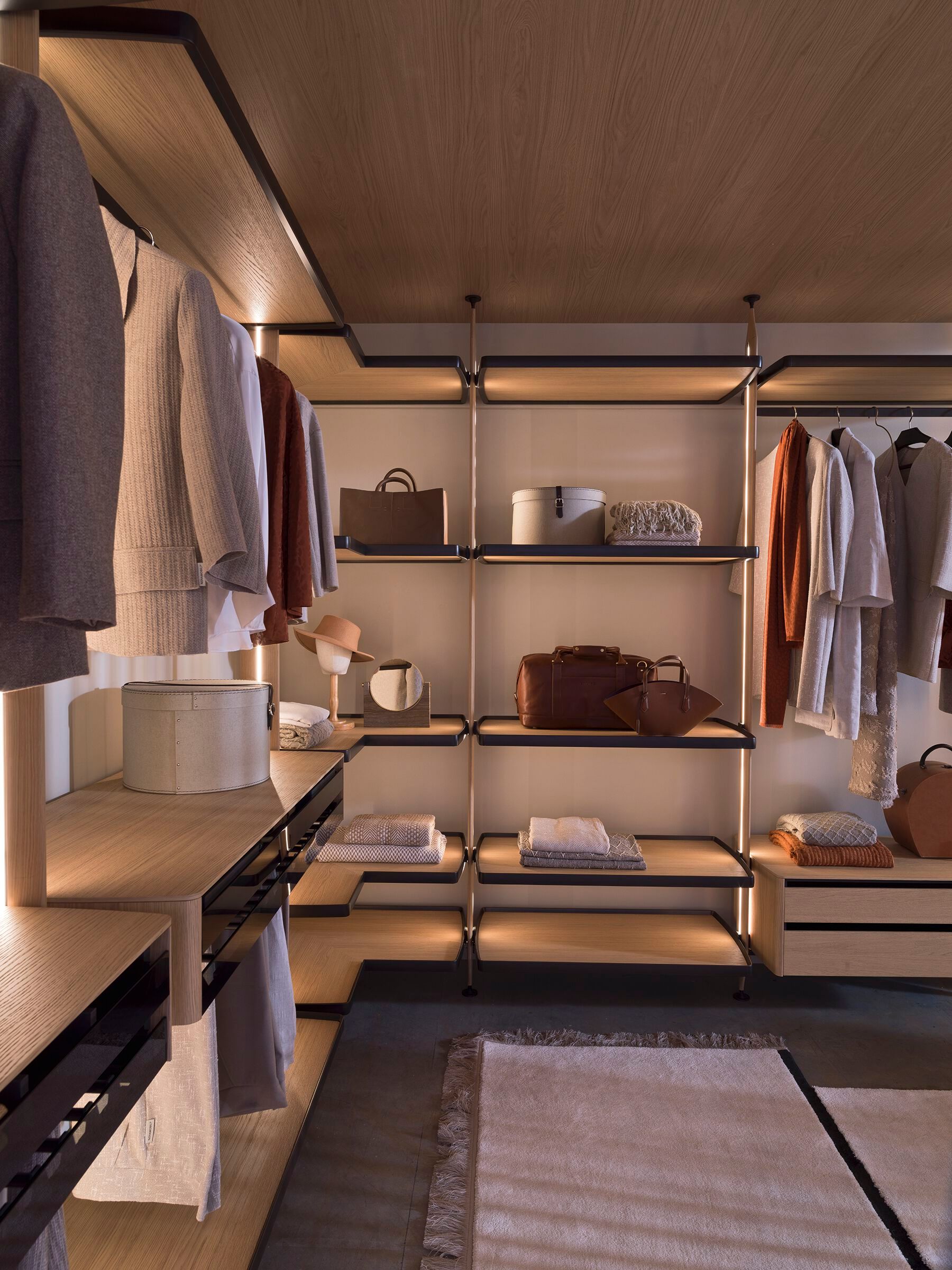 Система для гардеробных, оборудованных стен и книжных шкафов Novamobili DEDALO ARCH-00009022 - Вид №3