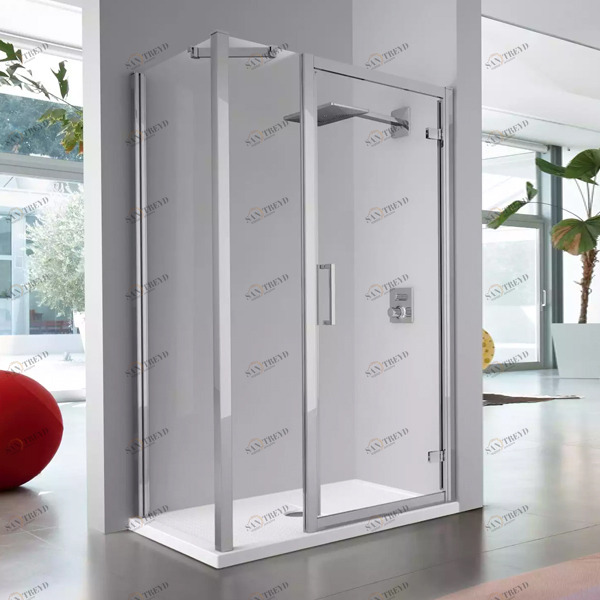 Душевой уголок 120x80 KUADRA G+1F+F Novellini KUADRA KUADGF1141KKUADF751K