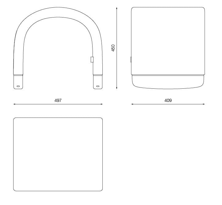 Низкая ткань мягкий стул Askia NOMAD ARCH-00032313 - Вид №13