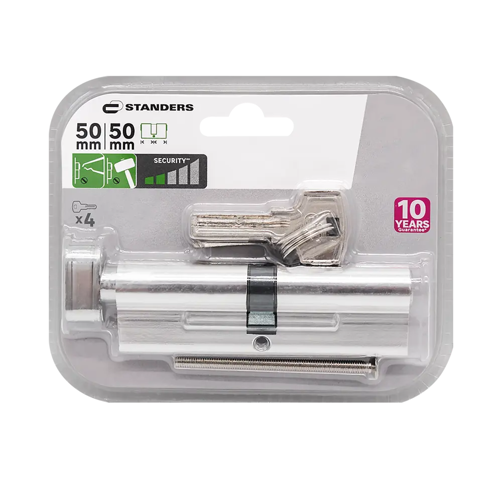 Цилиндр Standers Indoor L1 с вертушкой для межкомнатных дверей 82625288 STLM-0032175 - Вид №3