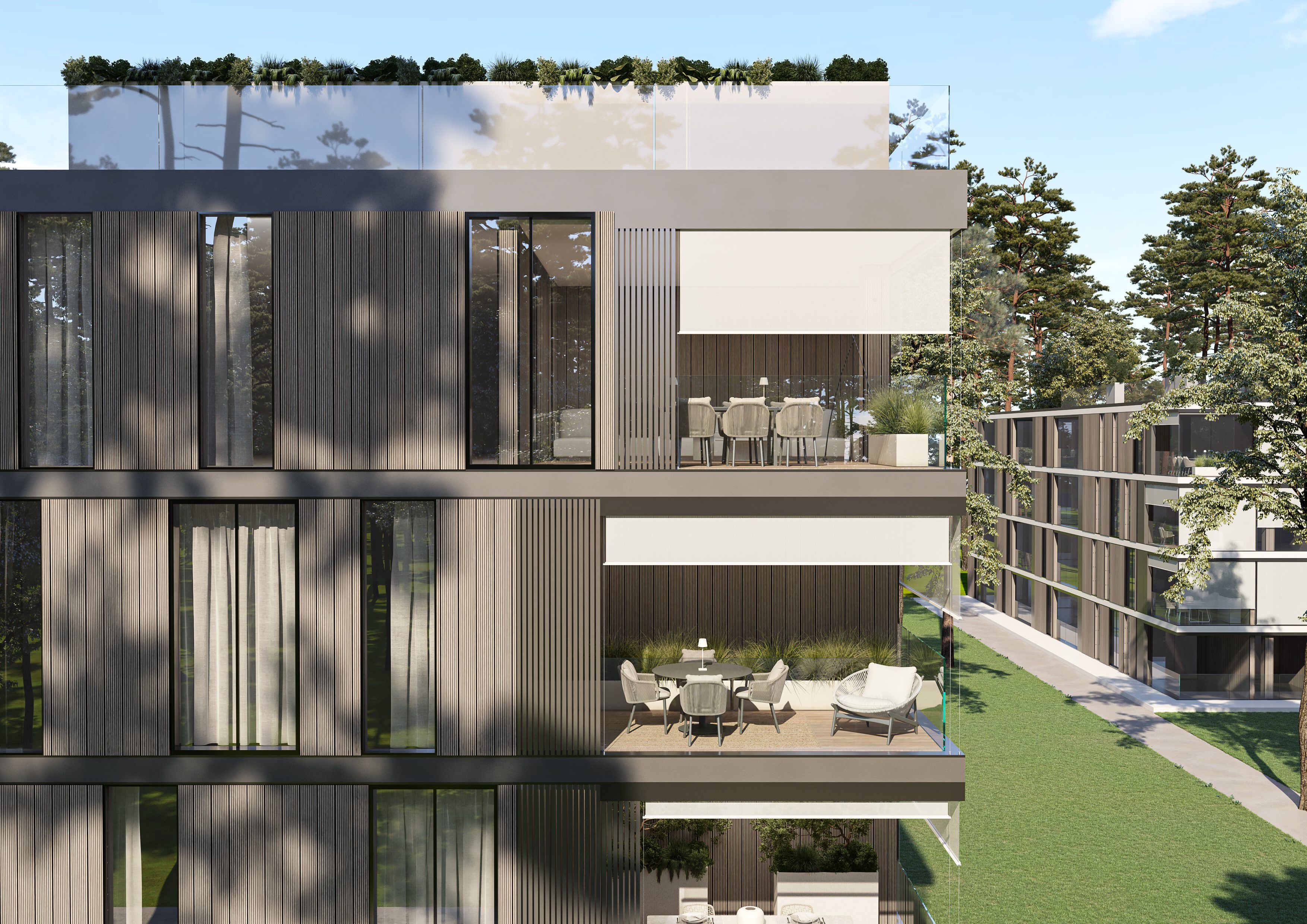 Технический тканевый навес KE Outdoor Design SCREENY ARCH-00083274 - Вид №2