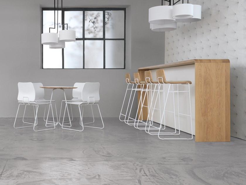 ZEITRAUM Барный стул на санках с подставкой для ног Form sun-id-1496020 - Вид №4