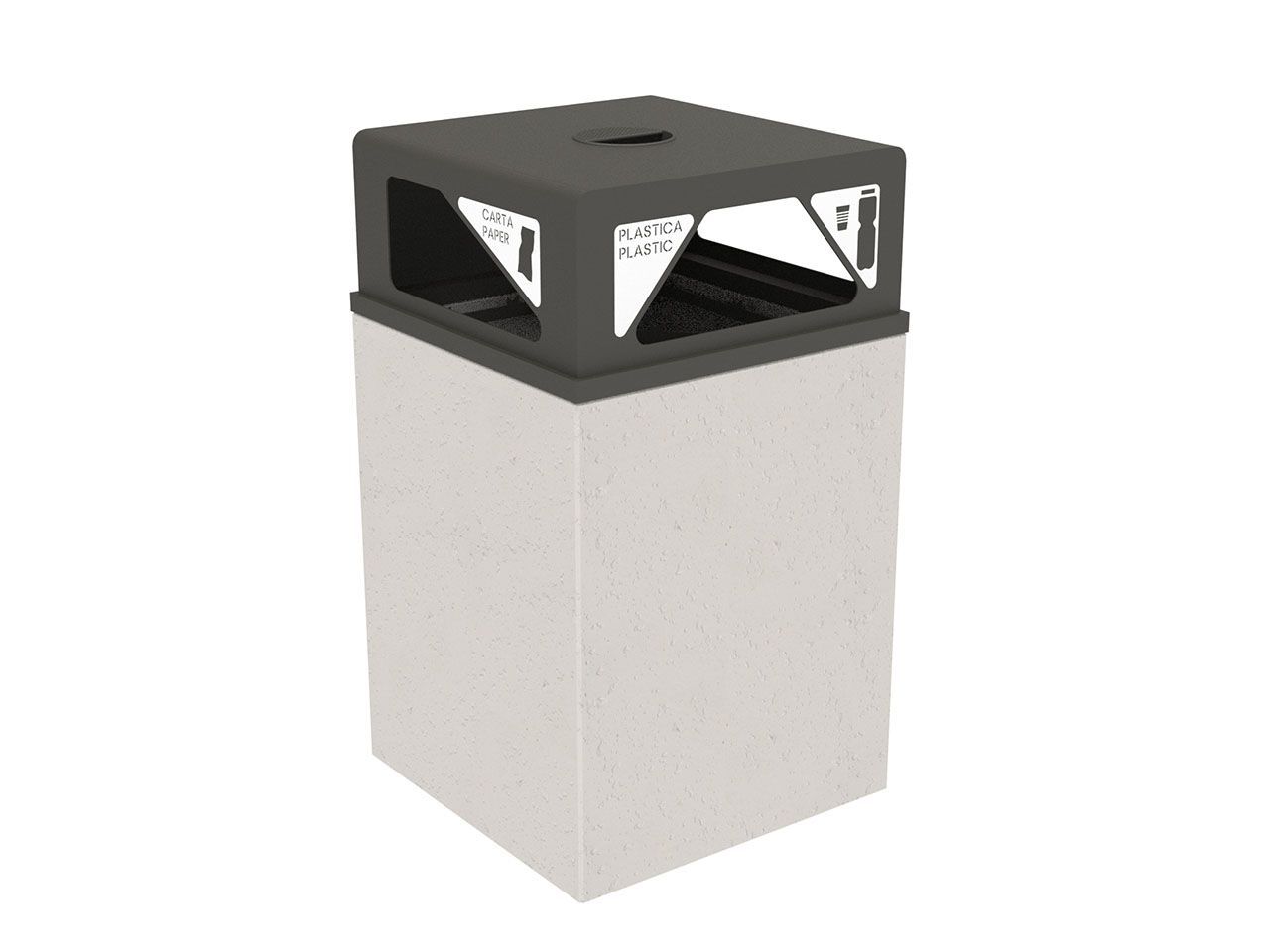 Бетонные стойки для мусора для утилизации отходов Lazzari ARES ARCH-00060342 - Вид №3