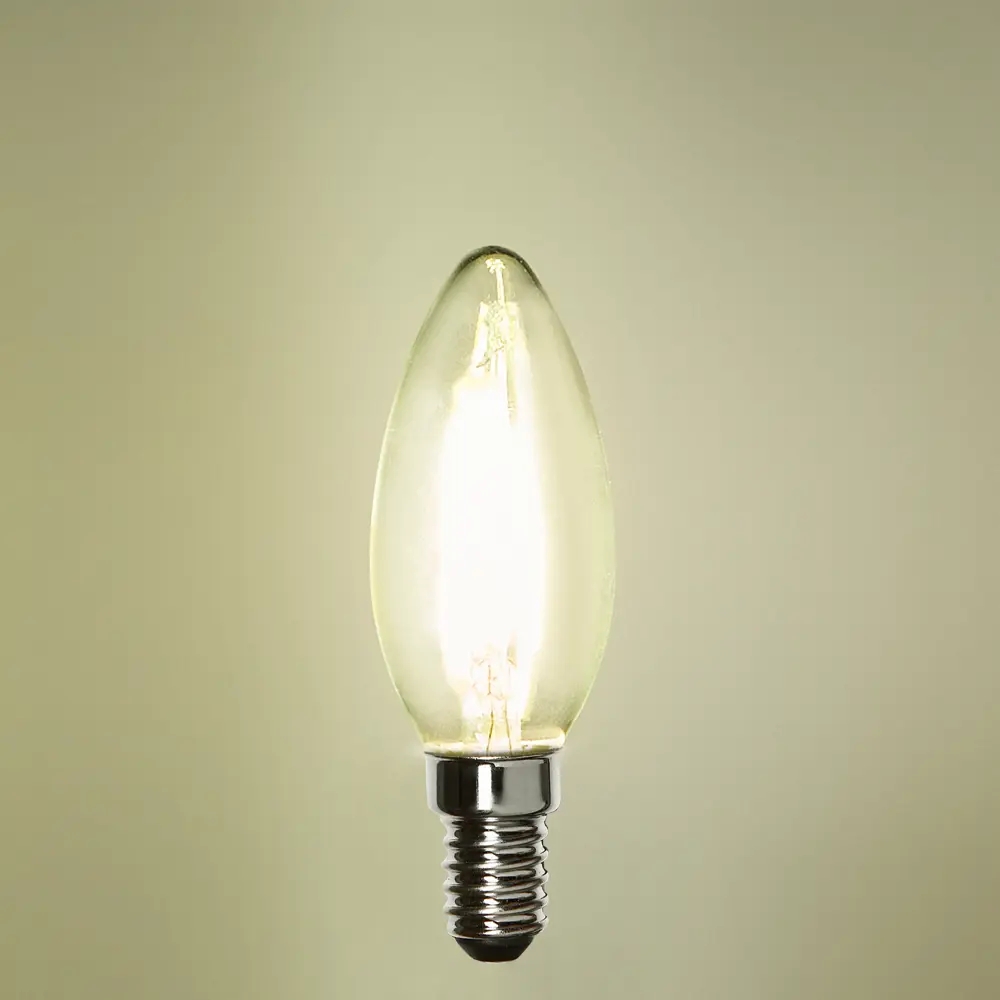 LEXMAN LED-лампа E14 свеча 6Вт прозрачная, нейтральный белый свет 82991613 STLM-1420555 - Вид №2