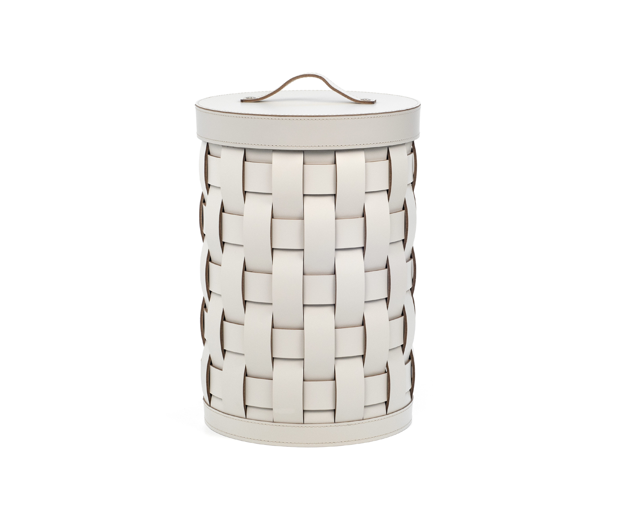 Корзина для бумаг Demetra - Ø22XH34,5 см / регенерированная кожа_coffee Pinetti 00.324.082.015