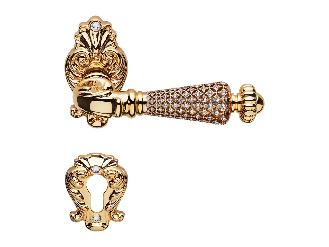 Латунная ручка с насадкой LINEA CALI' Jewel ARCH-00126880