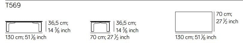 Мраморный прямоугольный журнальный столик Amura Range ARCH-00111234 - Вид №4