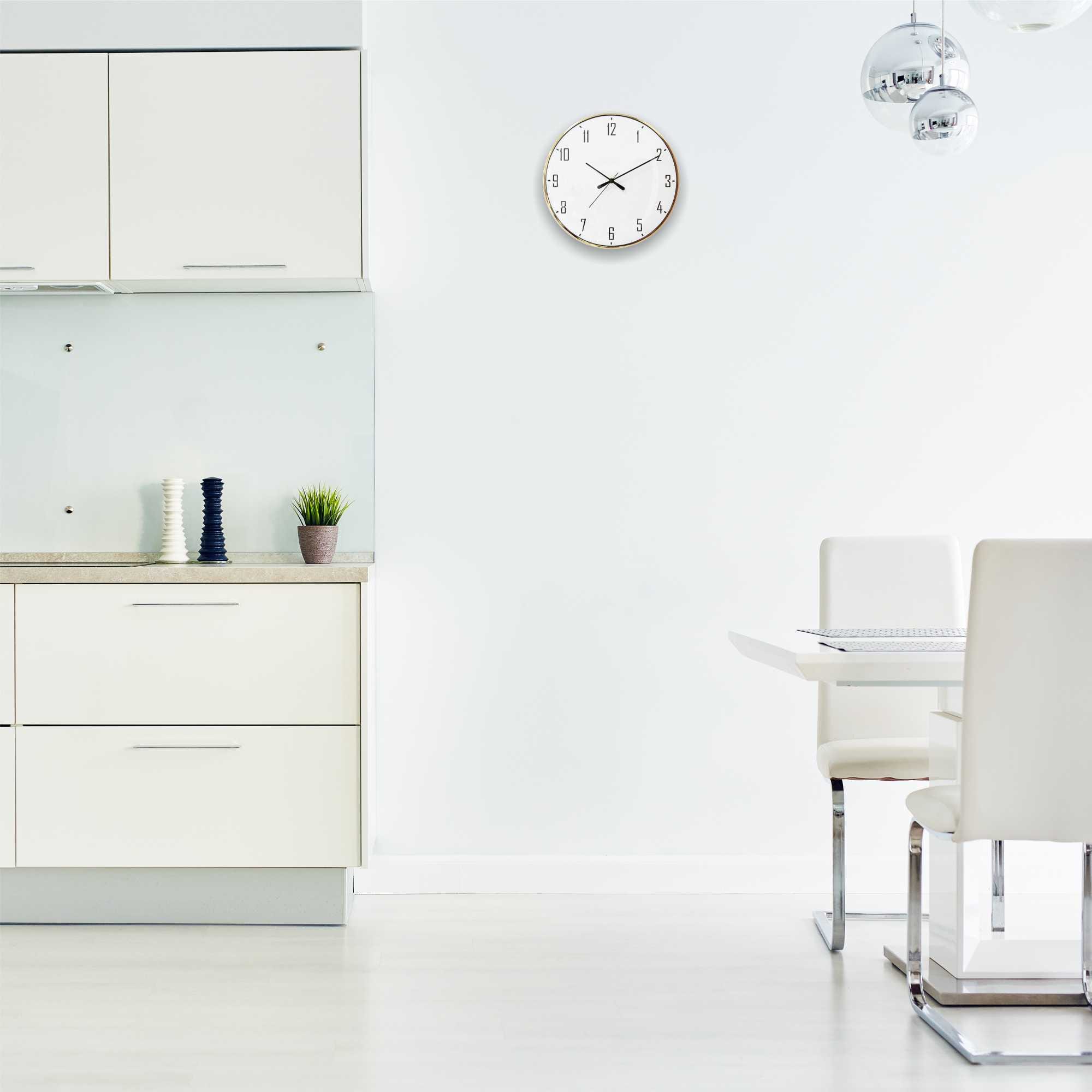 82902873 Часы настенные Apeyron ML200-915 ø33 см металл цвет золотой Декор Santreyd  - Вид №6