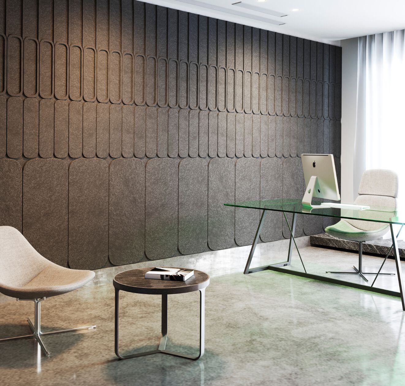 Акустическая панель из полиэфирного волокна ECOcero ECOwall ARCH-00015003 - Вид №2